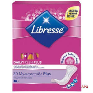 ПРОКЛ LIBRESSE Daily Fresh Plus Multistyle №30 ежедн.