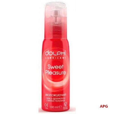 ГЕЛЬ-СМАЗКА DOLPHI SWEET PLEASURE с аром. клубники 100 мл