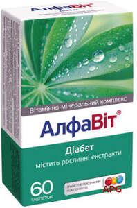 АЛФАВИТ ДИАБЕТ N60 табл. блистер