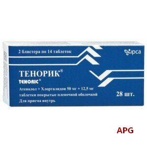 ТЕНОРИК 50 мг + 12,5 мг N28 табл. п/о
