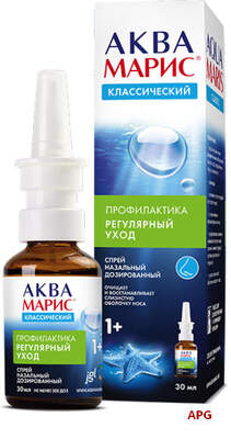 АКВА МАРИС 30 мл 200 доз спрей назал. фл.