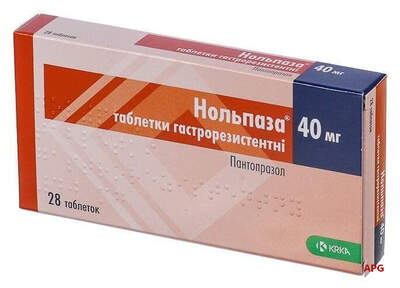 НОЛЬПАЗА 40 мг N28 табл.