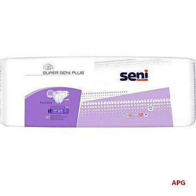 ПІДГУЗ Д/ДОР. SENI SUPER PLUS large (100-150 см) №30 air