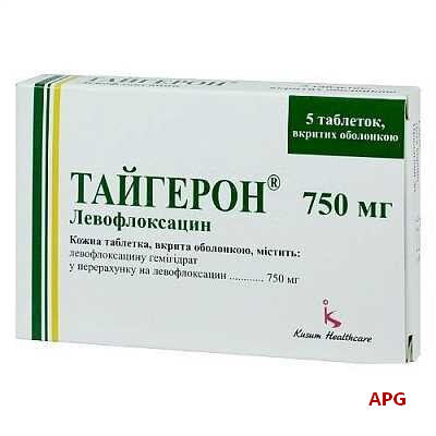 ТАЙГЕРОН 750 мг №5 табл. в/о