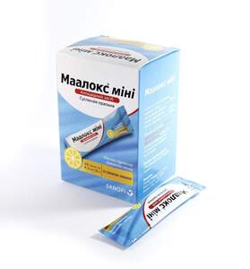 МААЛОКС МИНИ 4,3 мл N20 сусп. д/перорал. прим. пакет