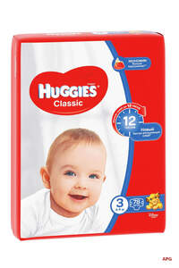 ПОДГУЗ ХАГГИС CLASSIC 3 MEGA PACK №78