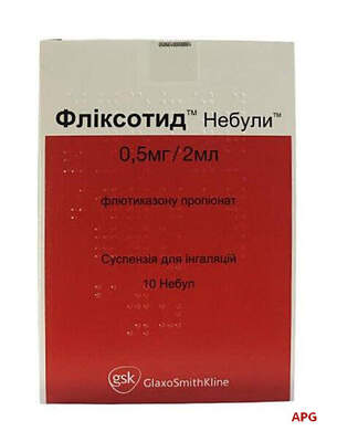 ФЛИКСОТИД НЕБУЛЫ 0,5 мг 2 мл №10 сусп. д/инг.