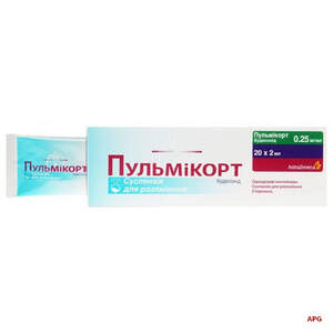ПУЛЬМИКОРТ 0,25 мг/мл 2 мл N20 сусп. д/инг.