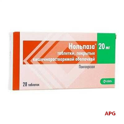 НОЛЬПАЗА 20 мг N28 табл.