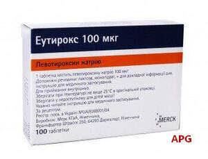 ЭУТИРОКС 100 мкг №100 табл.