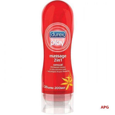 ГЕЛЬ-СМАЗКА DUREX PLAY MASSAGE 2 В 1 Sensual 200 мл (Рекітт Бенкізер/011353)