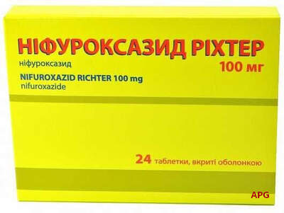 НИФУРОКСАЗИД РИХТЕР 100 мг N24 табл. п/о