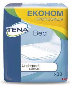 ПЕЛЕНКИ TENA BED UNDERPAD NORMAL 60 см х 60 см №30