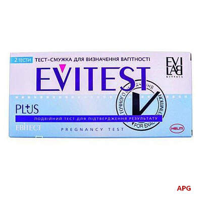 ТЕСТ Д/О БЕРЕМ. EVITEST plus синий №2 тест-полоска