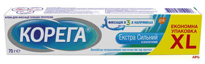 КОРЕГА ФИКСИРУЮЩИЙ КРЕМ ЭКСТРА СИЛЬНЫЙ 70 г