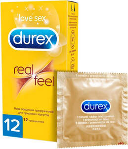 ПРЕЗ DUREX Real feel натур. ощущ. №12