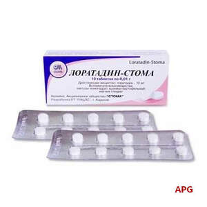 ЛОРАТАДИН-СТОМА 0,01 г N10 табл. к.яч.уп.