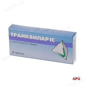 ТРАНКВИЛАР IC 0,3 г N20 табл. к.яч.уп.