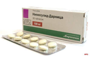 НИМЕСУЛИД-ДАРНИЦА 0,1 г N30 табл. к.яч.уп.