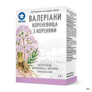 ВАЛЕРИАНЫ КОРНЕВИЩА С КОРНЯМИ 50 г пачка