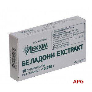 КРАСАВКИ ЭКСТРАКТ N10 супп. ректал.