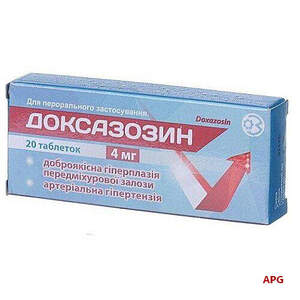 ДОКСАЗОЗИН 4 мг N20 табл.