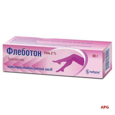 ФЛЕБОТОН 2% 40 г гель туба