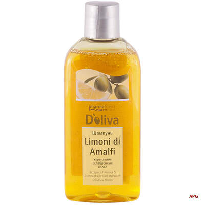 DOLIVA ШАМП. LIMONI DI AMALFI п/выпад. волос, объем 200 мл