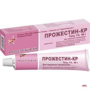 ПРОЖЕСТИН-КР 1 % 40 г гель д/наруж. прим. туба
