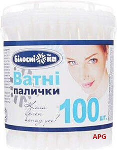 ВАТНЫЕ ПАЛОЧКИ БЕЛОСНЕЖКА №100 п/эт