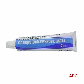 САЛИЦИЛОВО-ЦИНКОВАЯ ПАСТА 25 г банка