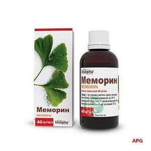 МЕМОРИН 40 мл р-р фл.