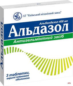 АЛЬДАЗОЛ 400 мг N3 табл.