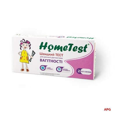 ТЕСТ Д/О БЕРЕМ HOME TEST 3мм N2 тест-полоски