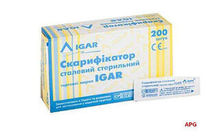СКАРИФИКАТОРЫ ОДНОРАЗОВ.СТЕРИЛЬНЫЕ N200