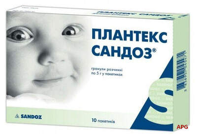 ПЛАНТЕКС САНДОЗ 5 г №10 гран. раств. пакетик
