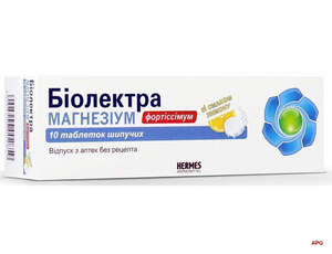 БИОЛЕКТРА МАГНЕЗИУМ ФОРТИССИМУМ ТАБ. ШИПУЧ. №10