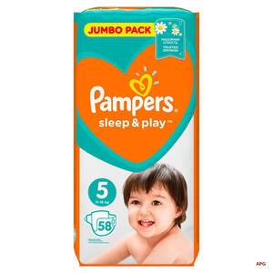 ПОДГУЗ PAMPERS SLEEP & PLAY 5 (11-18 кг) №58 junior