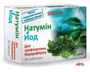 НАТУМИН ЙОД 200 мкг №36 табл.