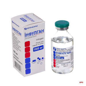 ИНФУЛГАН 1000 мг р-р. д/инф.100 мл бут.