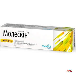 МОЛЕСКИН 0,1 % 15 г мазь туба