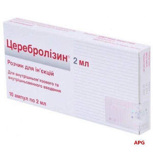 ЦЕРЕБРОЛИЗИН 2 мл №10 р-р д/ин. амп.