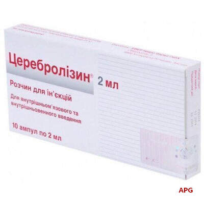 ЦЕРЕБРОЛИЗИН 2 мл №10 р-р д/ин. амп.