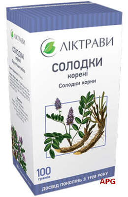 СОЛОДКИ КОРНИ 100 г корни пачка