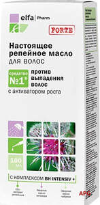 МАСЛО РЕПЕЙНОЕ НАСТОЯЩЕЕ п/выпад. волос 100 мл (Ельфа ПП НВО (Україна)/023385)
