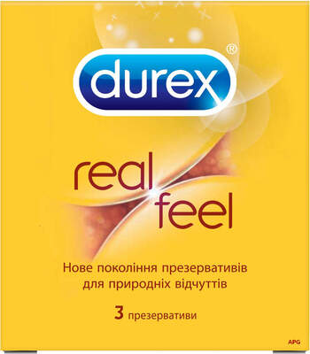 ПРЕЗ DUREX Real feel натур. ощущен. №3