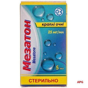 МЕЗАТОН 2,5% 5 мл кап. глаз. фл.
