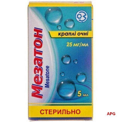МЕЗАТОН 2,5% 5 мл кап. глаз. фл.