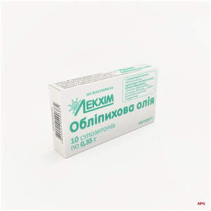 ОБЛЕПИХОВЫЕ СУПП. 0,35 г N10 к.яч.уп.