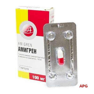 АМИГРЕН 100 мг N1 капс